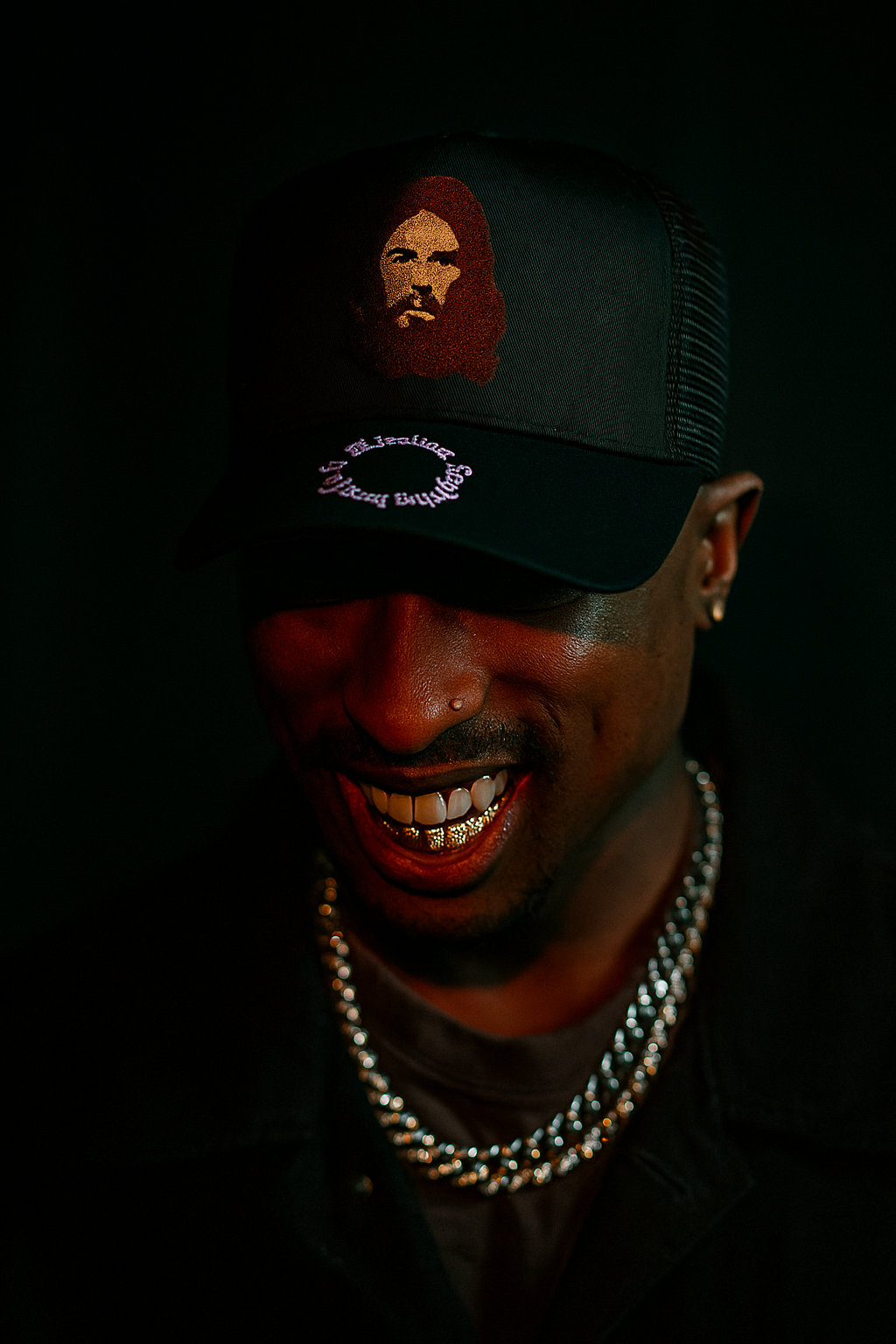 The Midnight Drip (Black Snapback)